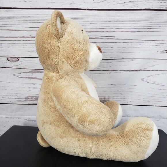 Built a Bear Workshop Beige Tan Teddy Bear Plush 15'' - Picture 6 of 9